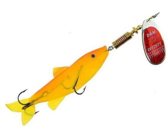 Блесна вращающаяся DAM FZ SPINNER MINNOW Red/Orange 3g 