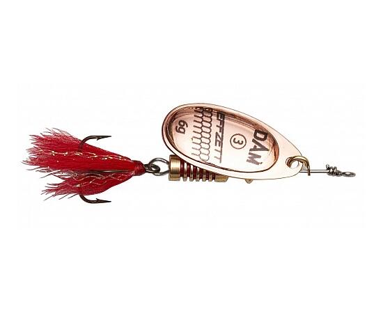 Блесна вращающаяся DAM FZ Standard Dressed Spinner #4 10g S Copper