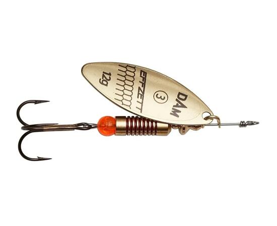 Блесна вращающаяся DAM FZ Predator Spinner #3 12g S Gold