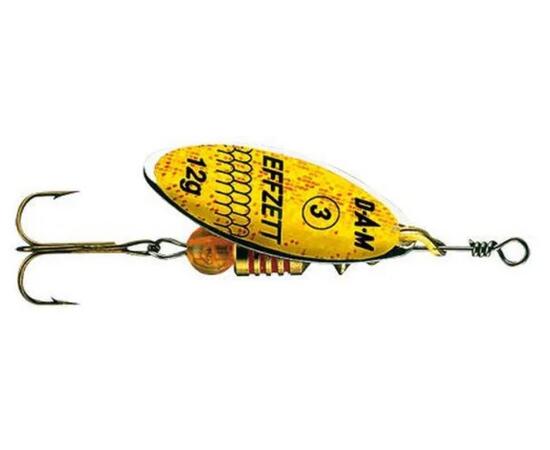 Блесна вращающаяся DAM FZ Predator Spinner #0 3g S Reflex Yellow