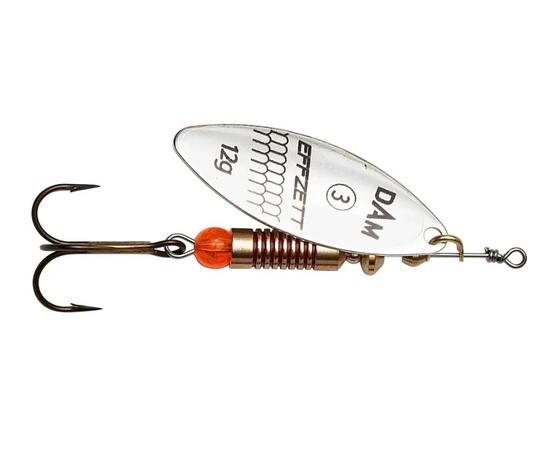 Блесна вращающаяся DAM FZ Predator Spinner #0 3g S Silver
