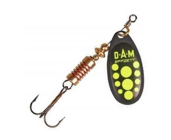 Блесна вращающаяся DAM FZ Standard Spinner #2 4g S Black Yellow
