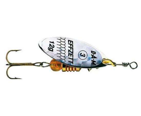 Блесна вращающаяся DAM FZ Predator Spinner #0 3g S Reflex Silver
