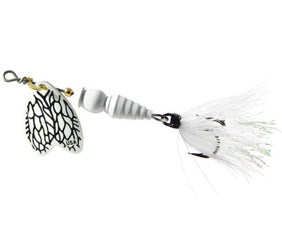 Блесна вращающаяся Mepps BUG, 00, White Miller