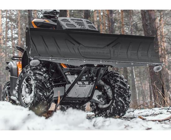 Комплект снегоотвала с быстросъемным креплением Quick2 black 150 мм для квадроцикла