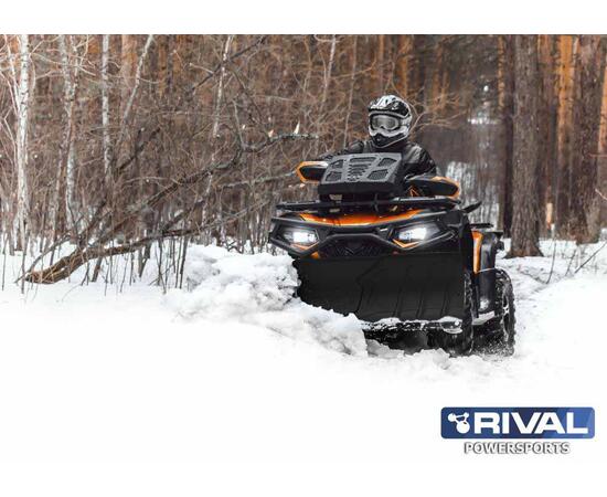 Комплект снегоотвала с быстросъемным креплением Quick2 black 150 мм (All ATV) для квадроцикла