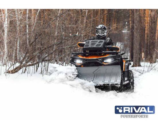 Комплект снегоотвала с быстросъемным креплением Quick2 black 150 мм (All ATV) для квадроцикла