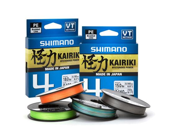 Шнур плетеный SHIMANO Kairiki 4 150m 0,28mm 26,0kg Steel Gray