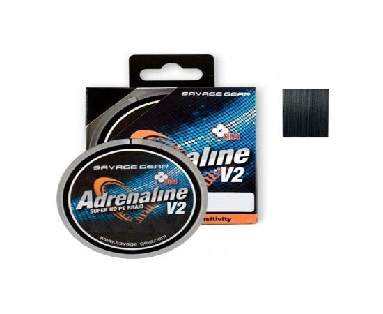 Леска плетеная SAVAGE GEAR HD4 Adrenaline V2 120m 0,13mm 7,8kg Grey