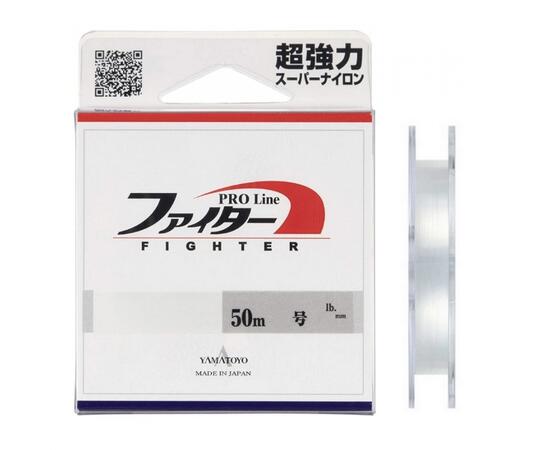 Леска для зимней рыбалки Yamatoyo Pro Line Fighter, #1.2, 50 м, прозрачный