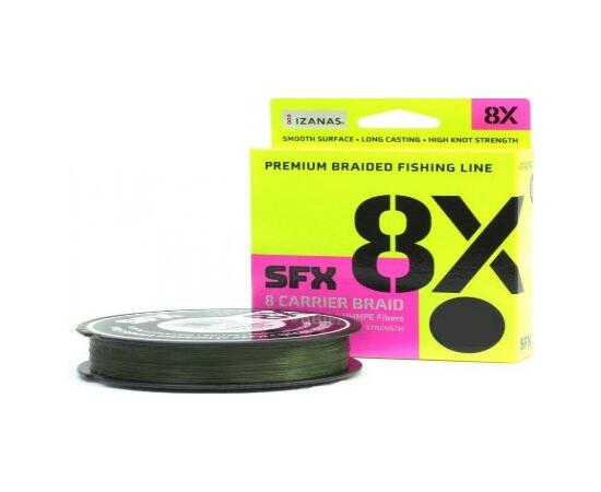 Леска плетеная SUFIX SFX 8X Braid Low Vis Green 135m 16.5kg 0.205mm
