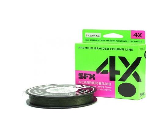 Леска плетеная SUFIX SFX 4X Braid Low Vis Green 135m 0.148mm 7.0kg