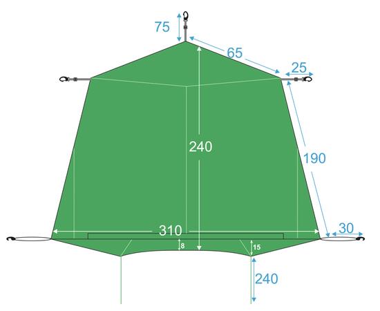 Козырёк Лотос 3 (Летний)