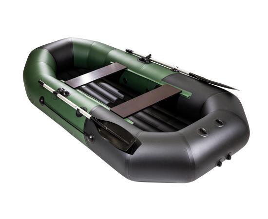Надувная лодка Таймень NX 270 НД зеленый/черный