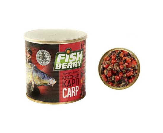 FishBerry Зерновой микс Carp (Карп красный) - 430 мл