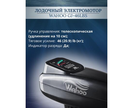 Лодочный электромотор Wahoo GJ-46lbs