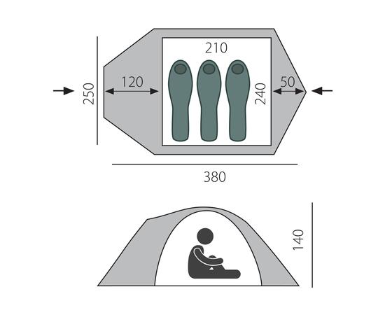 Палатка BTrace Shield 4