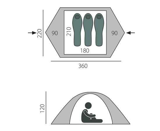Палатка BTrace Guard 3