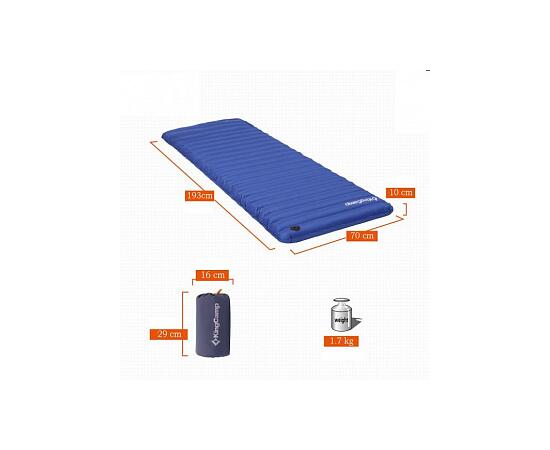 Коврик надувной KingCamp Single Airbed Pump 3588