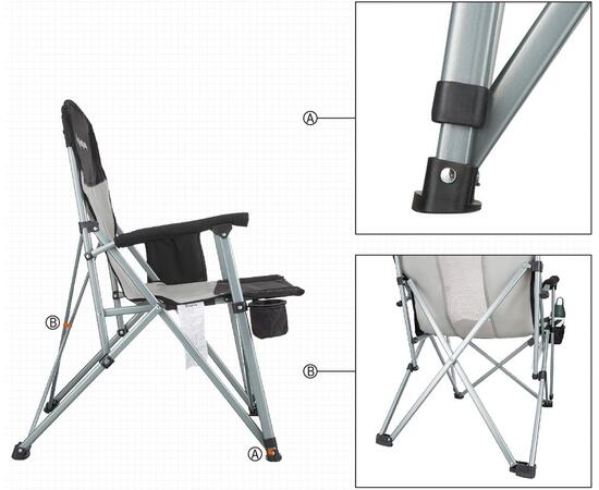 Кресло KingCamp Hard Arm Chair 3825