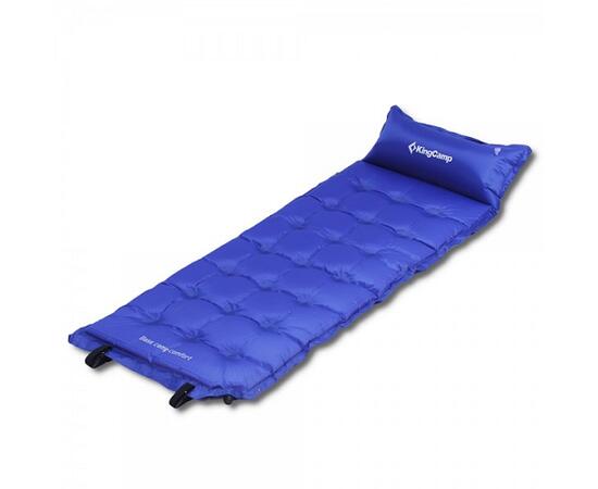 Самонадувающийся коврик KingCamp Base Camp Comfort 3560 Blue