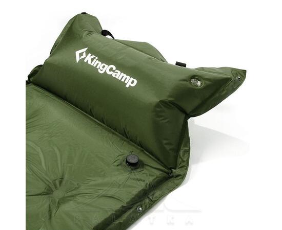Самонадувающийся коврик KingCamp Base Camp L 3505 Green