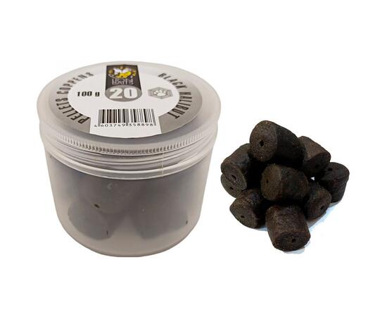 Lion Baits Пеллетс COPPENS BLACK HALIBUT (просверленный) 20мм - 100 гр