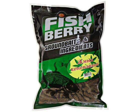 FishBerry Жмых конопляный гранулированный 8 мм- 1 кг