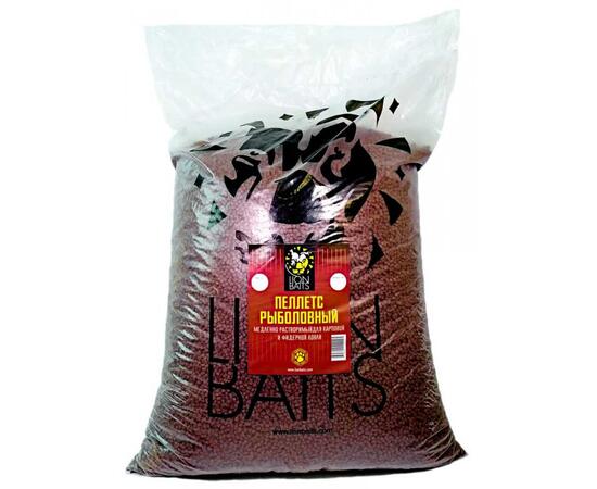 Lion Baits Пеллетс карповый (палтус, цв. -бордовый) 8мм - 15 кг