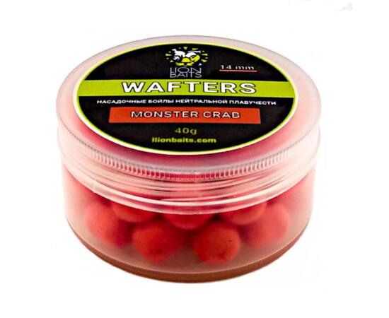 Lion Baits Wafters насадочный Бойл нейтральной плавучести Monster Crab 14мм 40гр