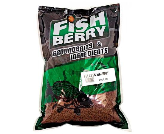 FishBerry Пеллетс карповый (палтус, цв. -бордовый) 2мм - 1 кг