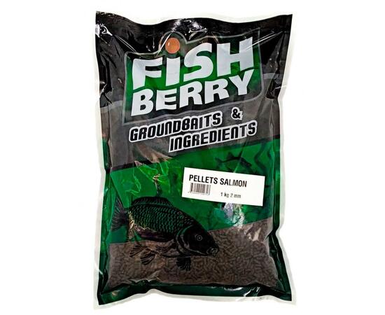 FishBerry Пеллетс карповый (лосось, цв. -темный) 2мм - 1 кг
