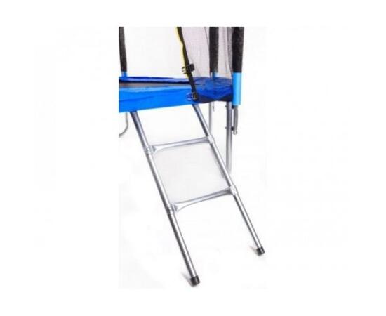Батут FunFit 312 см (10ft) с лестницей BLUE