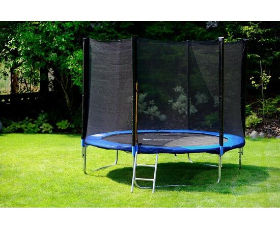 Батут FunFit 252 см (8ft) с лестницей BLUE