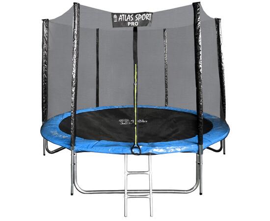 Батут Atlas Sport 312 см (10ft) PRO (усиленные опоры) BLUE