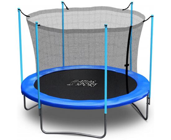 Батут Atlas Sport 183 см (6ft) с внутренней сеткой без лестницы BLUE