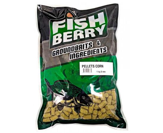 FishBerry Пеллетс быстрорастворимый кукурузный 8мм - 1 кг