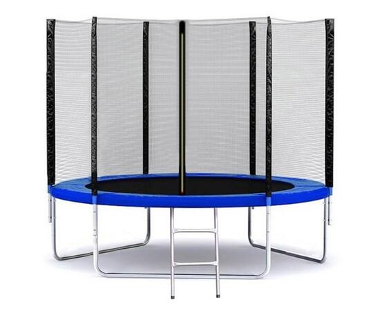 Батут FunFit 312 см (10ft) с лестницей BLUE