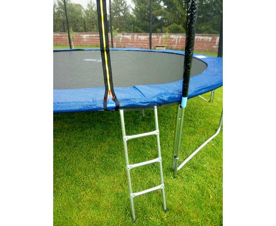 Батут Atlas Sport 374 см (12ft) PRO (усиленные опоры) BLUE