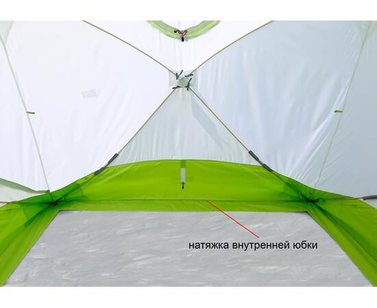 Зимняя палатка Лотос Куб 4 Компакт (Салатовый)