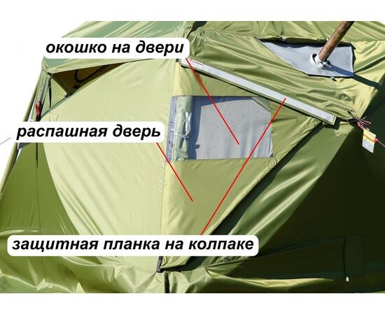 Дверь распашная кубозонт 4 Лотос (Летняя)