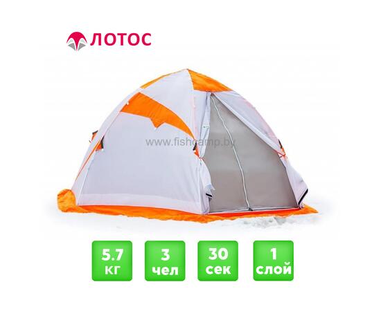 Палатка ЛОТОС 4 (оранжевый)