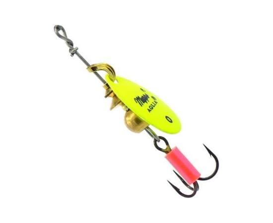 Блесна вращающаяся MEPPS AGLIA FLUO Chartreuse 0 (2,5 г)