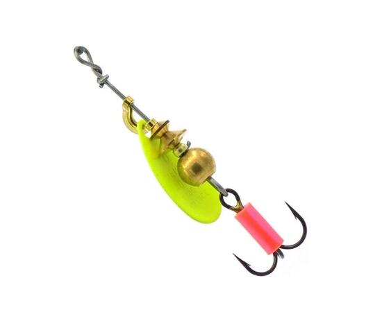 Блесна вращающаяся MEPPS AGLIA FLUO Chartreuse 0 (2,5 г)