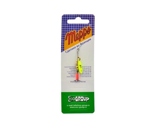 Блесна вращающаяся MEPPS AGLIA FLUO Chartreuse 0 (2,5 г)
