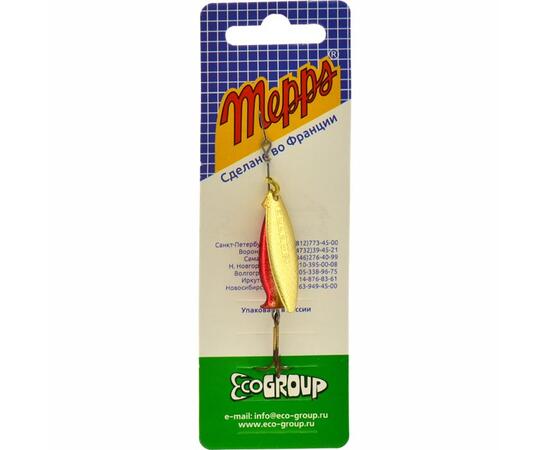 Блесна Mepps Aglia Long Heavy 1+ OR-OR/RGE золото 12g    (C61)