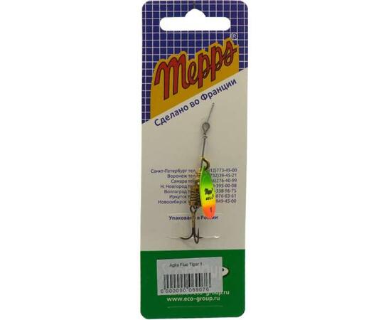 Блесна Mepps Aglia Fluo 1 OR/TIGER 3,5g    (C17)