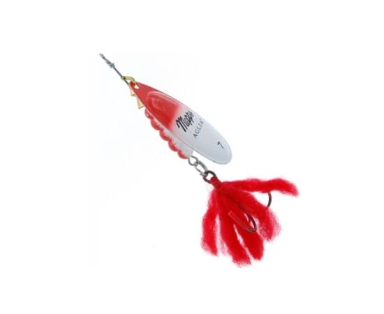 Блесна вращающаяся MEPPS AGLIA Red/White 7 (30 г)
