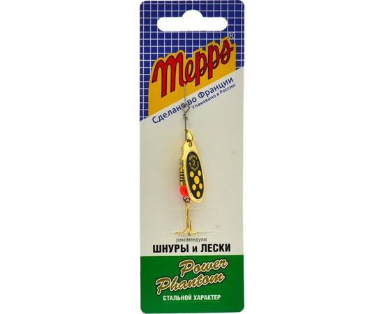 Блесна Mepps Black Fury 2 Jaune OR золото/желт.точ 4,5g    (D29)