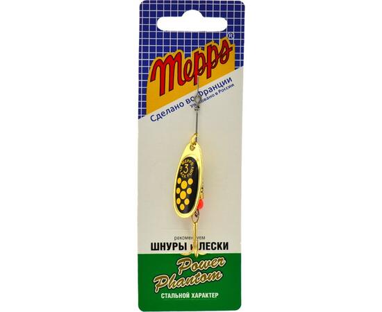 Блесна Mepps Black Fury 3 Jaune OR золото/желт.точ 6,5g    (E29)